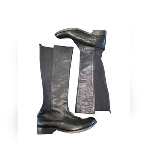 Frye Tall Black Leather Riding Boots Size 7.5B – Classic Made in Mexico